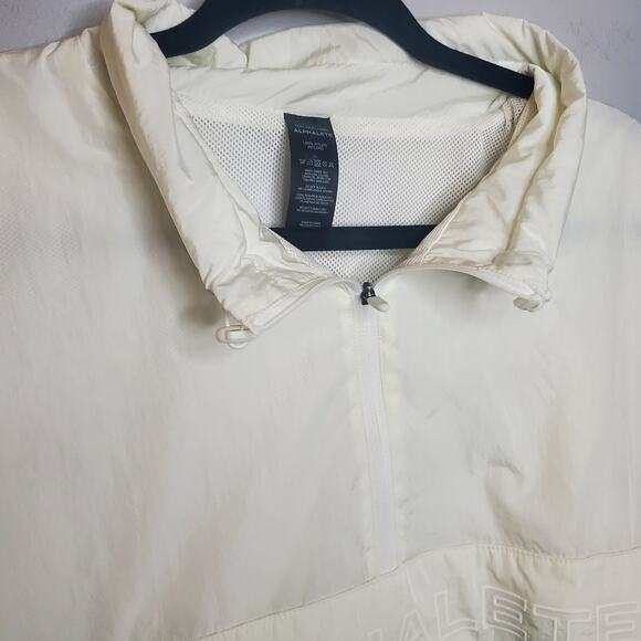 Alphalete Performance Endure Crop Jacket White Women's Size Medium Windbreaker - Picture 5 of 9